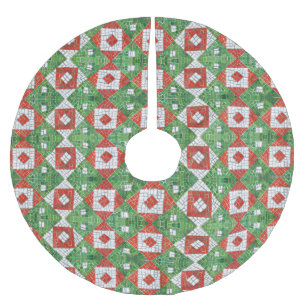 HOLIDAY MOSAIC Tree Skirt Kerstboom Rok