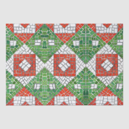HOLIDAY MOSAIC-weefselpapier Tissuepapier (Voorkant)
