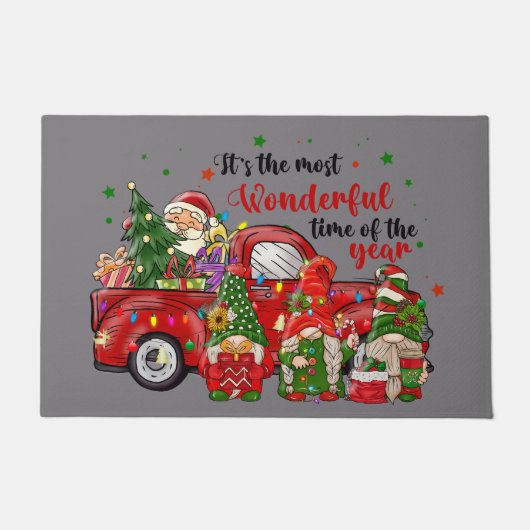 Holiday Most Wonderful Time Of The Year Deurmat (Voorkant)