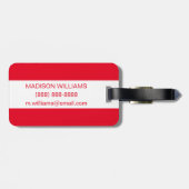 Holiday Motel Sign Bagagelabel (Achterkant horizontaal)