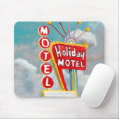 Holiday Motel Sign Muismat (Met muis)