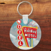 Holiday Motel Sign Sleutelhanger (Voorkant)