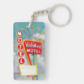 Holiday Motel Sign Sleutelhanger (achterkant)