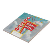 Holiday Motel Sign Tegeltje (Zijkant)