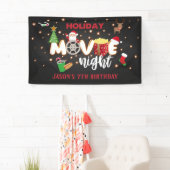 Holiday Movie Night Banner (Insitu)