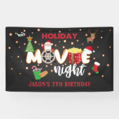 Holiday Movie Night Banner (Horizontaal)