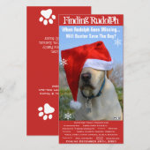 Holiday Movie Parody Add Pet Photo Bedankkaart (Voorkant / Achterkant)