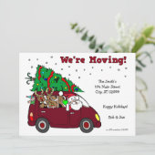 Holiday Moving Annocement - 5x7-kaarten Feestdagenkaart (Staand voorkant)