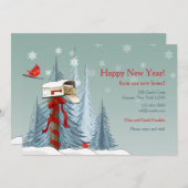 Holiday Moving Announcement Kaart (Voorkant / Achterkant)