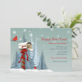 Holiday Moving Announcement Kaart (Staand voorkant)