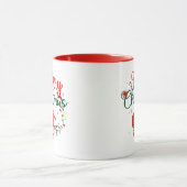 Holiday Mug with Heart and Lights Mok (Midden)