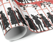 Holiday Musicians Cadeaupapier (Rol Hoek)