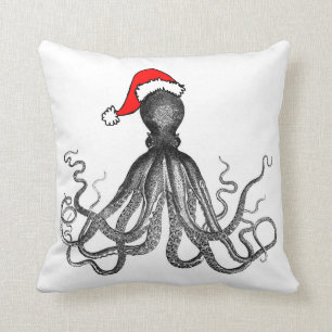 Holiday Nautical Steampunk Octopus  Kraken Kussen