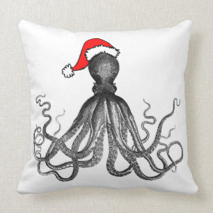 Holiday Nautical Steampunk Octopus Kraken Kussen