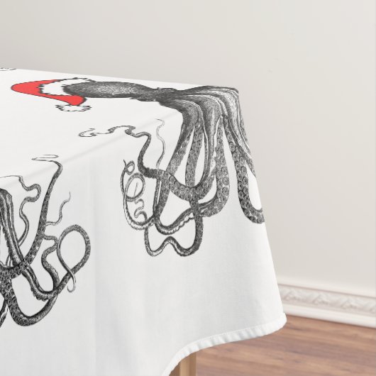 Holiday Nautical Steampunk Octopus  Kraken Tafelkleed (Voorbeeld)