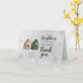 Holiday Neighbor Thank You Card Kaart (Gele Bloem)