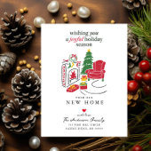 Holiday New Home Aankondiging Kaart