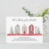 Holiday New Home Verhuisaankondiging Aankondiging (Staand voorkant)