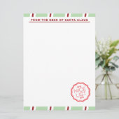 Holiday North Pole Stationery Kaart (Staand voorkant)