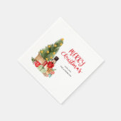 Holiday Nutcracker Kerstboom Script Servet (Hoek)