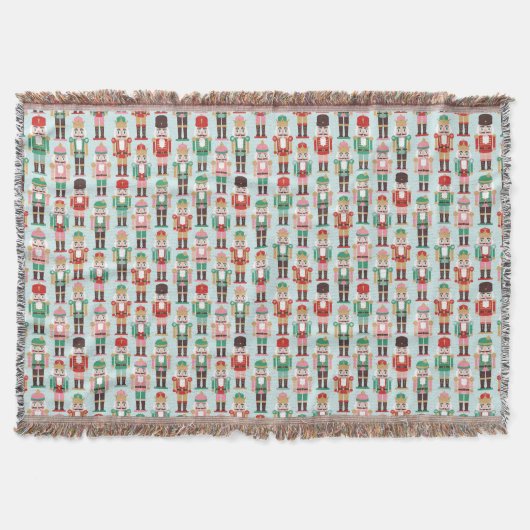 Holiday Nutcracker Throw Blanket Deken (Voorkant)