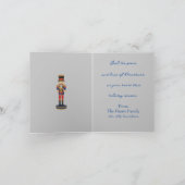 Holiday Nutkraker Feestdagen Kaart (Binnen)