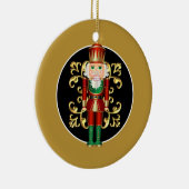 Holiday Nutkraker Keramisch Ornament (Rechts)