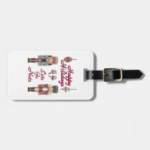 Holiday Nutkraker Lets Go Nuts Bagagelabel (Voorkant horizontaal)