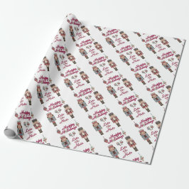 Holiday Nutkraker Lets Go Nuts Cadeaupapier