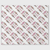 Holiday Nutkraker Lets Go Nuts Cadeaupapier (Vlak)