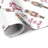 Holiday Nutkraker Lets Go Nuts Cadeaupapier (Rol Hoek)