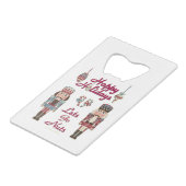 Holiday Nutkraker Lets Go Nuts Creditkaart Flessenopener (Achterkant Gekanteld)