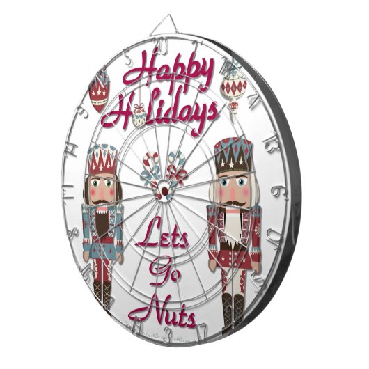 Holiday Nutkraker Lets Go Nuts Dartbord (Voorkant Rechts)