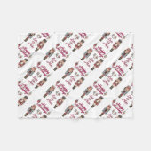 Holiday Nutkraker Lets Go Nuts Fleece Deken (Voorkant (Horizontaal))