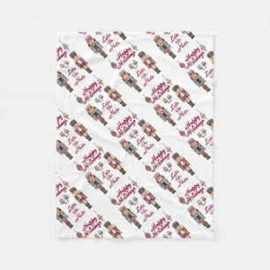 Holiday Nutkraker Lets Go Nuts Fleece Deken