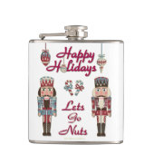 Holiday Nutkraker Lets Go Nuts Heupfles (Voorkant)
