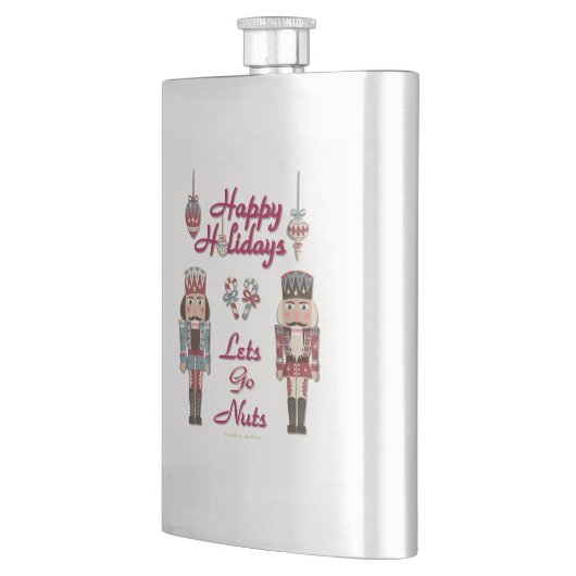 Holiday Nutkraker Lets Go Nuts Heupfles (Links)