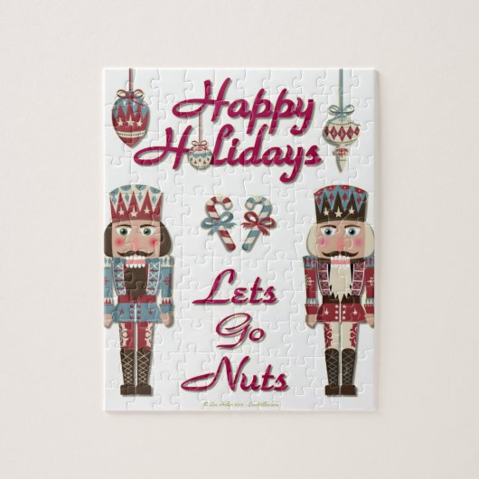 Holiday Nutkraker Lets Go Nuts Legpuzzel (Verticaal)