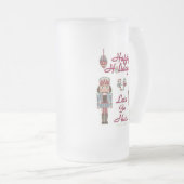 Holiday Nutkraker Lets Go Nuts Matglas Bierpul (Voorkant rechts)