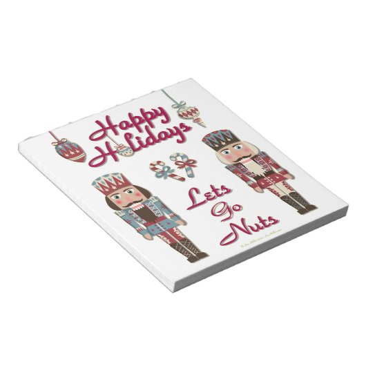 Holiday Nutkraker Lets Go Nuts Notitieblok (Schuin)
