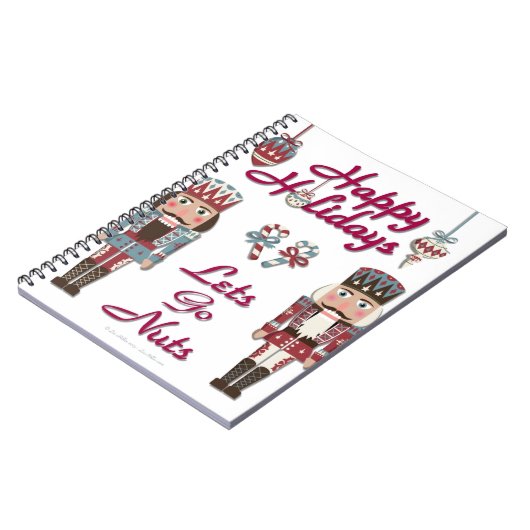 Holiday Nutkraker Lets Go Nuts Notitieboek (Linkerzijde)