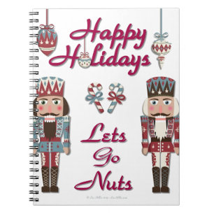 Holiday Nutkraker Lets Go Nuts Notitieboek