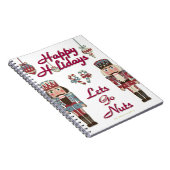 Holiday Nutkraker Lets Go Nuts Notitieboek (Rechterzijde)