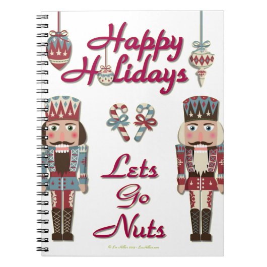 Holiday Nutkraker Lets Go Nuts Notitieboek (Voorkant)