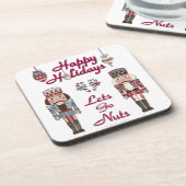 Holiday Nutkraker Lets Go Nuts Onderzetter (Linkerzijde)