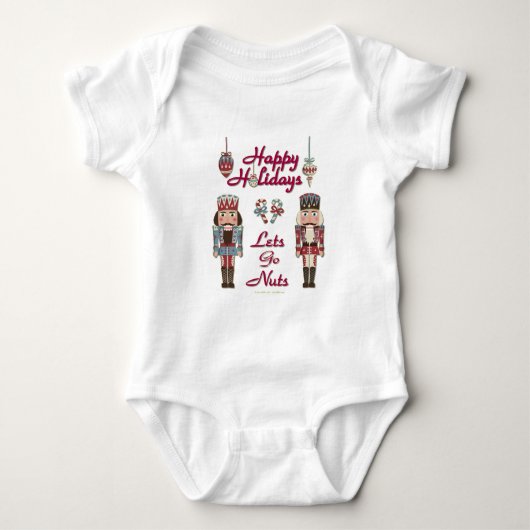 Holiday Nutkraker Lets Go Nuts Romper (Voorkant)