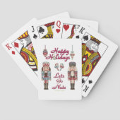 Holiday Nutkraker Lets Go Nuts Speelkaarten (Achterkant)