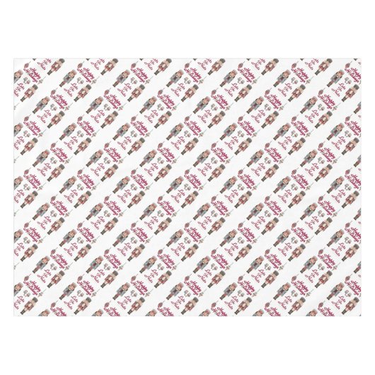 Holiday Nutkraker Lets Go Nuts Tafelkleed (Voorkant (Horizontaal))