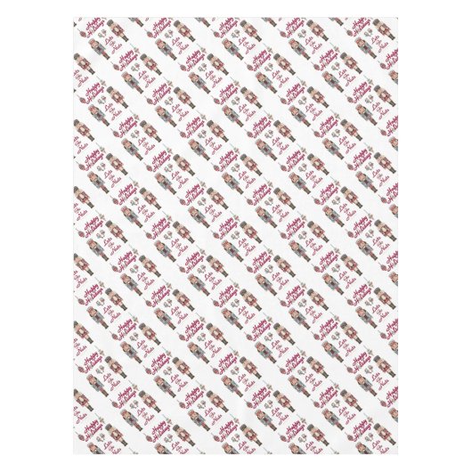 Holiday Nutkraker Lets Go Nuts Tafelkleed (Voorkant)