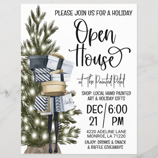 Holiday Open House Flyer (Voorkant)